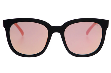 Taylor Square Sunglasses in Black/Pink