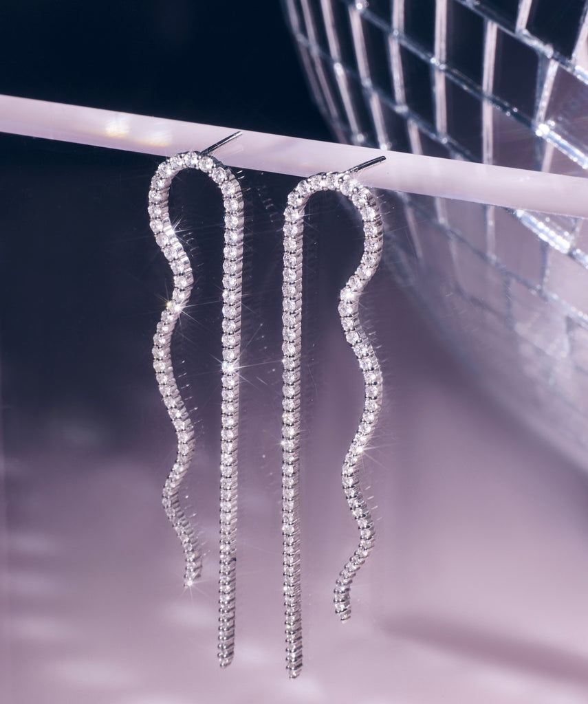 LKC high jewellery, Cascade: diamond earrings