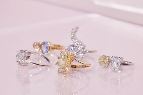 Bespoke engagement rings designed by Layla Kaisi Collection