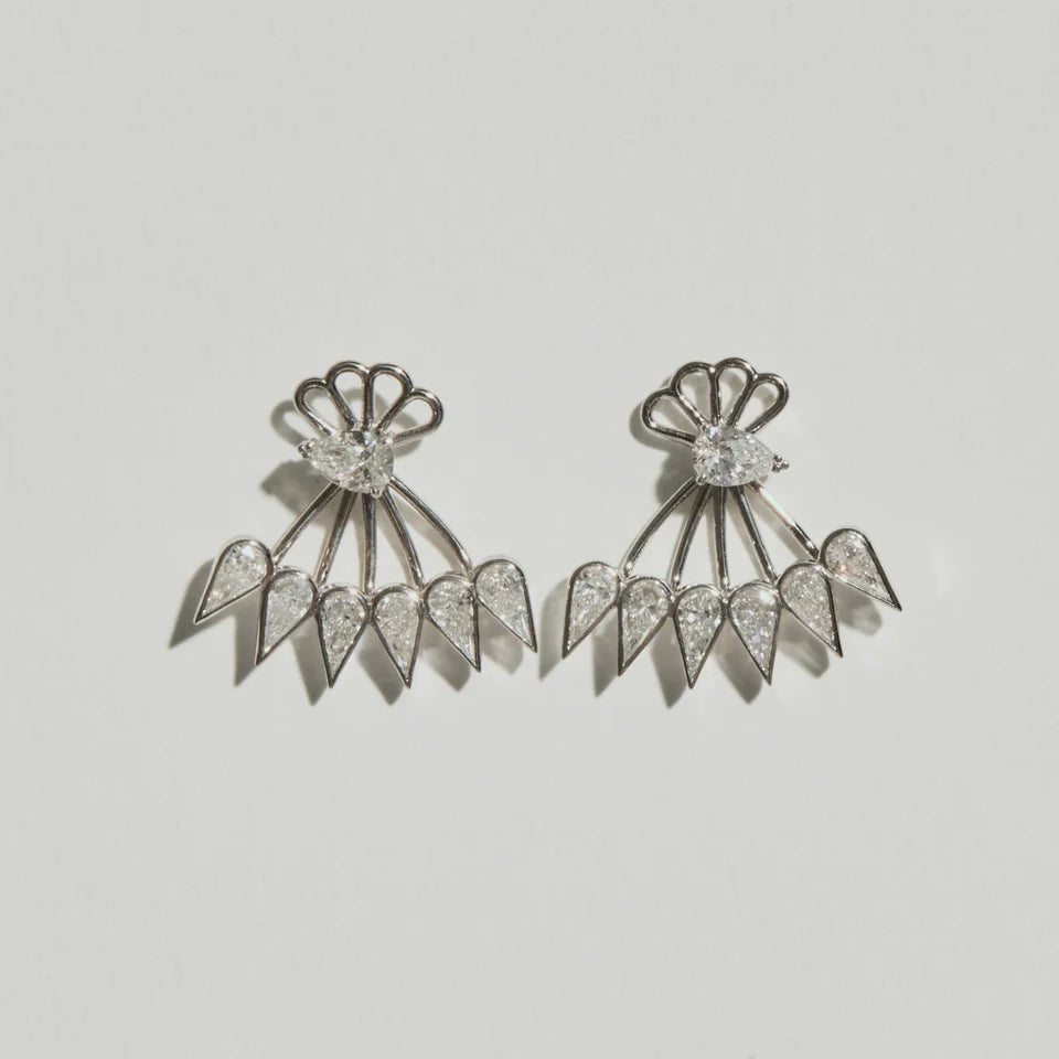 Earrings designed by Layla Kaisi Collection for Middle Eastern Celebrity Radwa El Sherbiny