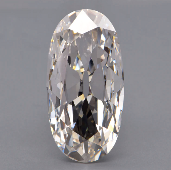 10.04CT Oval Brilliant GIA K, Faint Brown IF Type 2A
