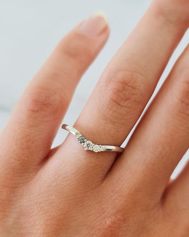 A minimalist styled ring