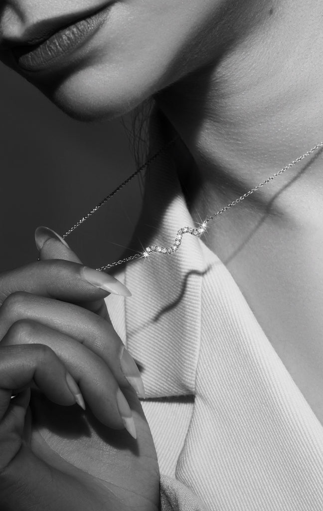LKC high jewellery, Moment: diamond wave necklace