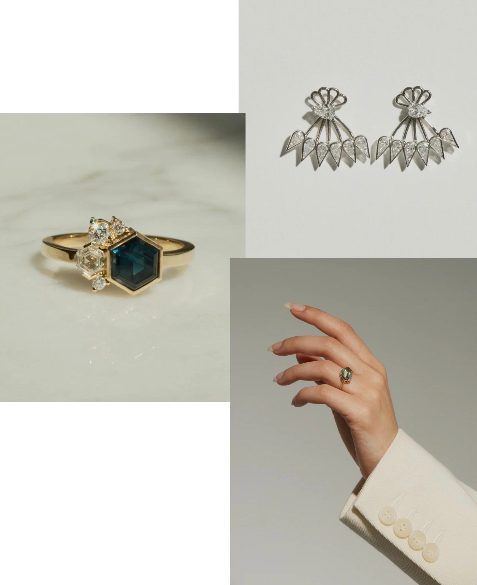 Jewellery from Layla Kaisi Collection that create the quiet luxury aesthetic