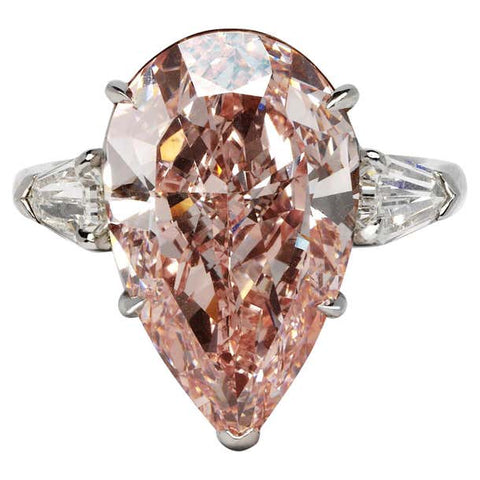 1stDibs - 10 Carat Pear Shape Diamond Engagement Ring GIA Certified FIPP VVS2