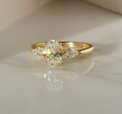 Oval Cut Diamond Ring