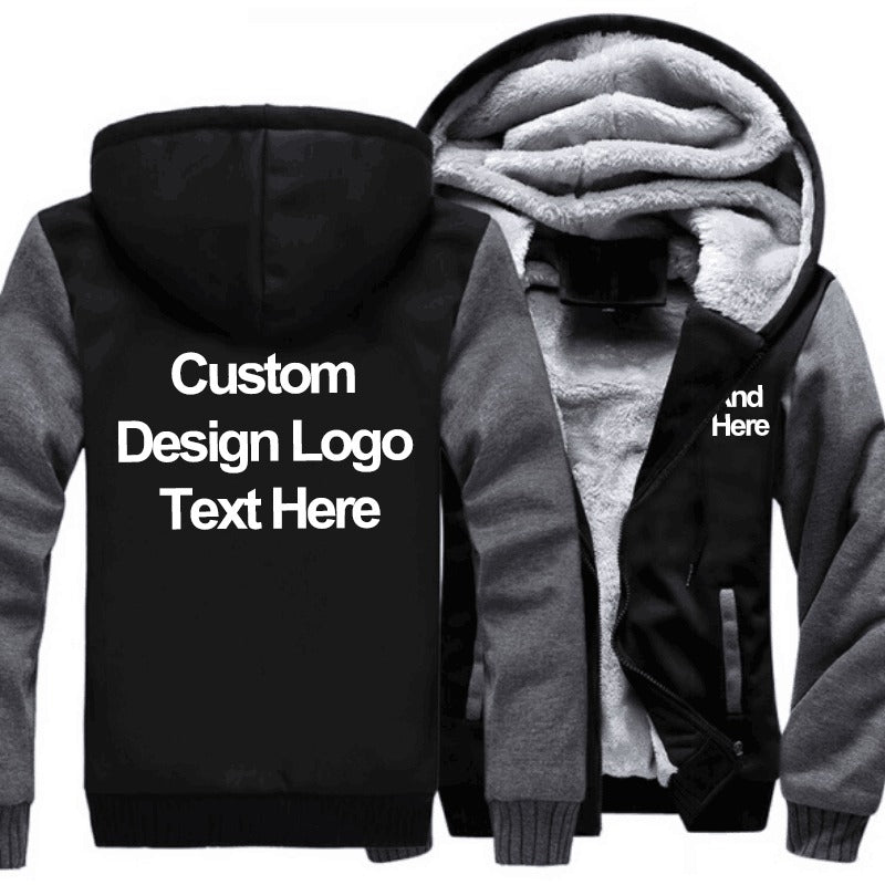 Custom Logo Print Hoodie Professionally Customized Thick