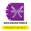 Knuckle Butt WKS Knife Purple