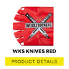 Knuckle Butt WKS Knife Red