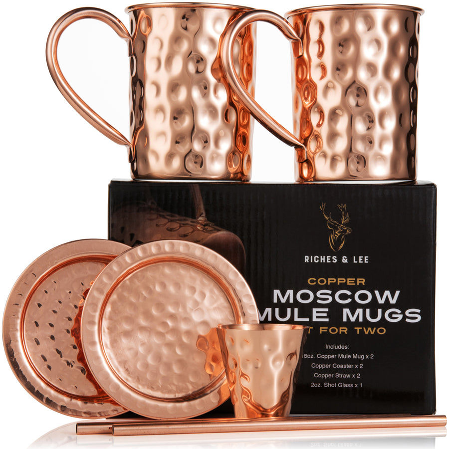 Moscow Mule Gift Set Uk Moscow Mule 415 Ml Mugs Gift Set
