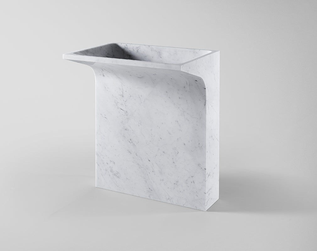 marble sink by claybrook interiors