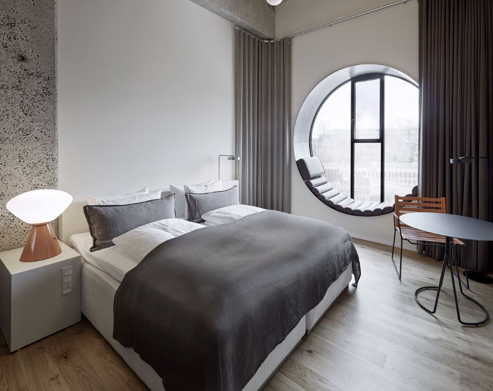 Bedroom in Hotel Ottilia Luxury Boutique Hotel in former Carlsberg Brewery in Copenhagen