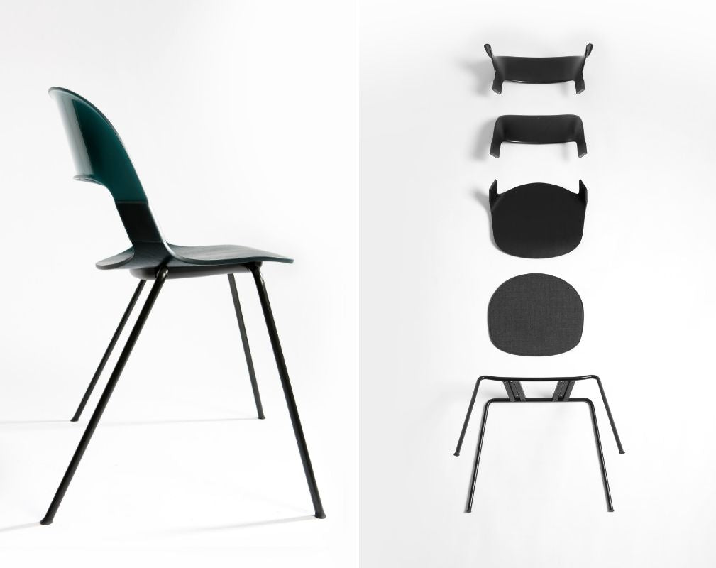 Pair Chair for Fritz Hansen by Benjamin Hubert 