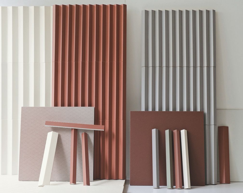 Rombini tiles designed by the Bouroullec brothers for Mutina