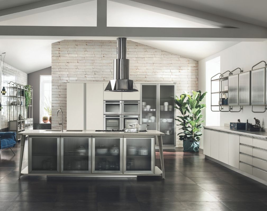 Scavolini's Diesel Open Workshop kitchen collection, produced in  partnership with Diesel. 