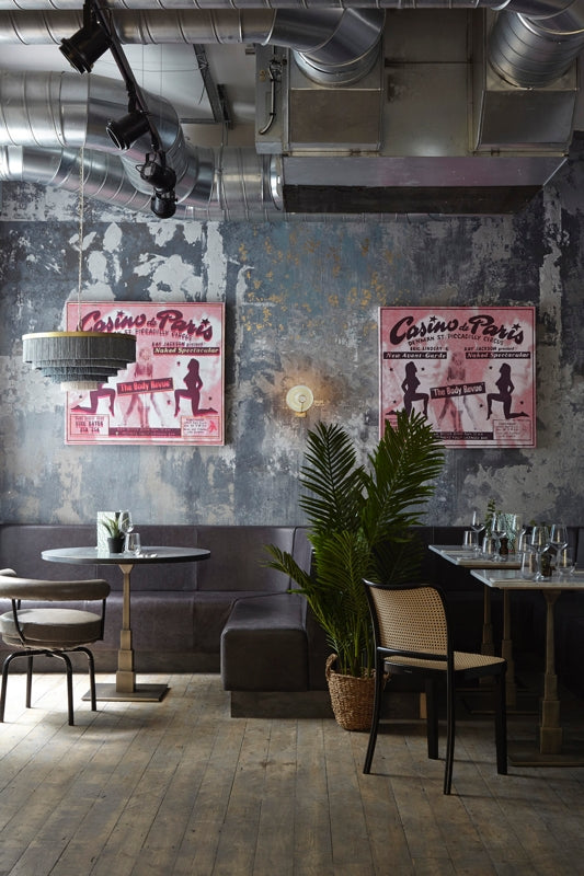 The basement bar at Scarlett Green in London designed by Run For The Hills