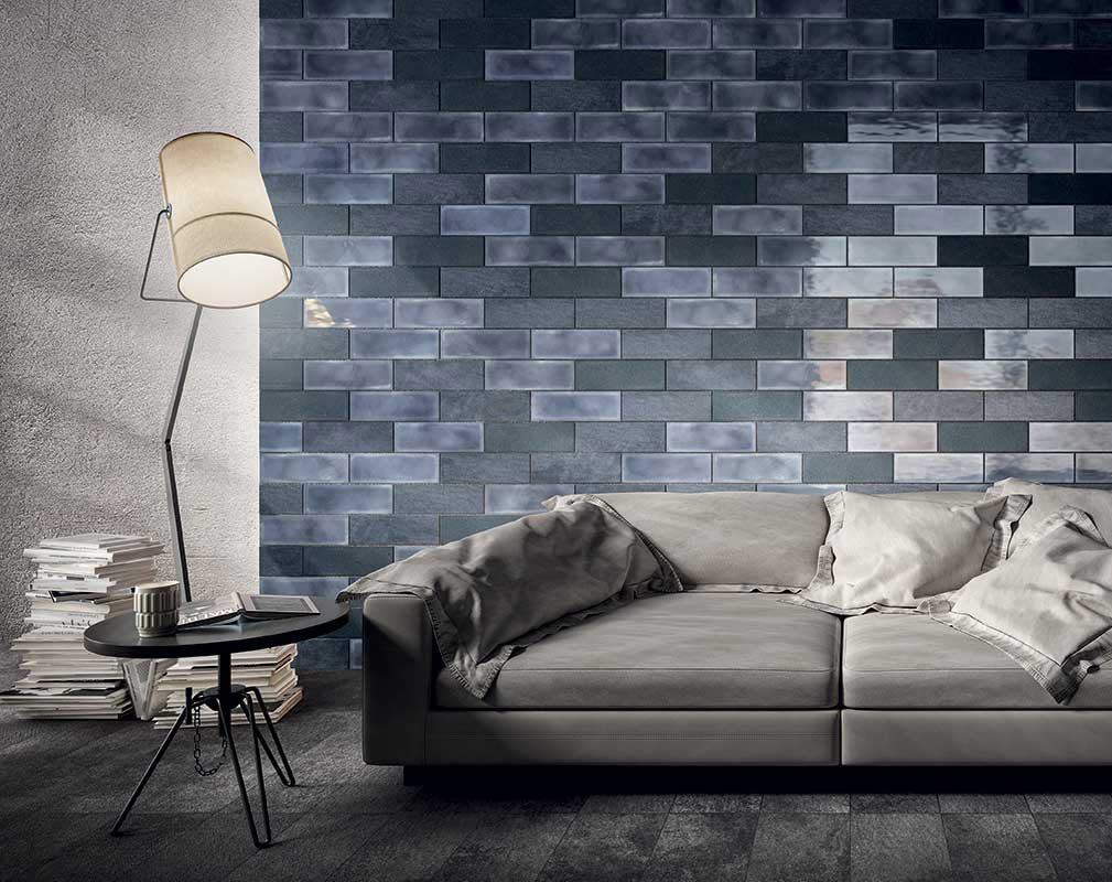 Camp denim hyper realistic wall tiles by diesel living with iris ceramica
