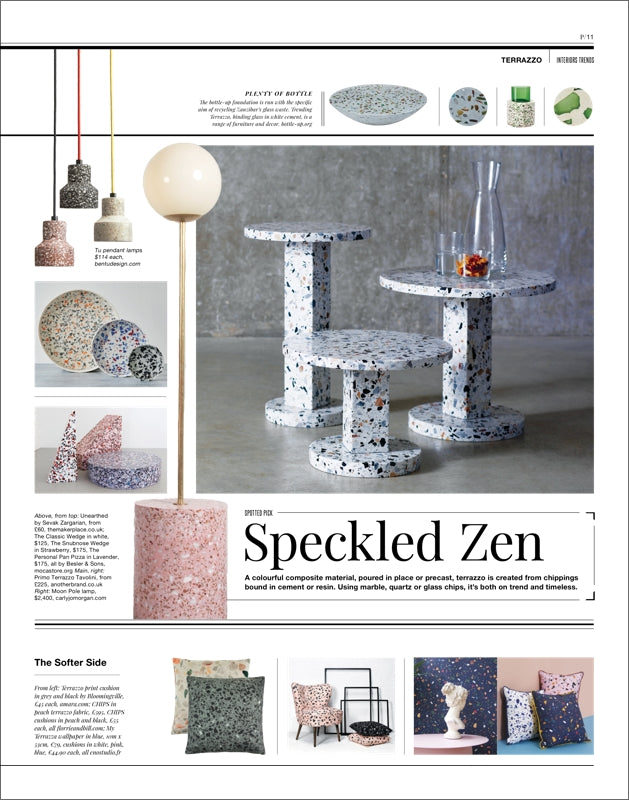 Warehouse Home Issue Six Page 11 Terrazzo Interiors Trends feature