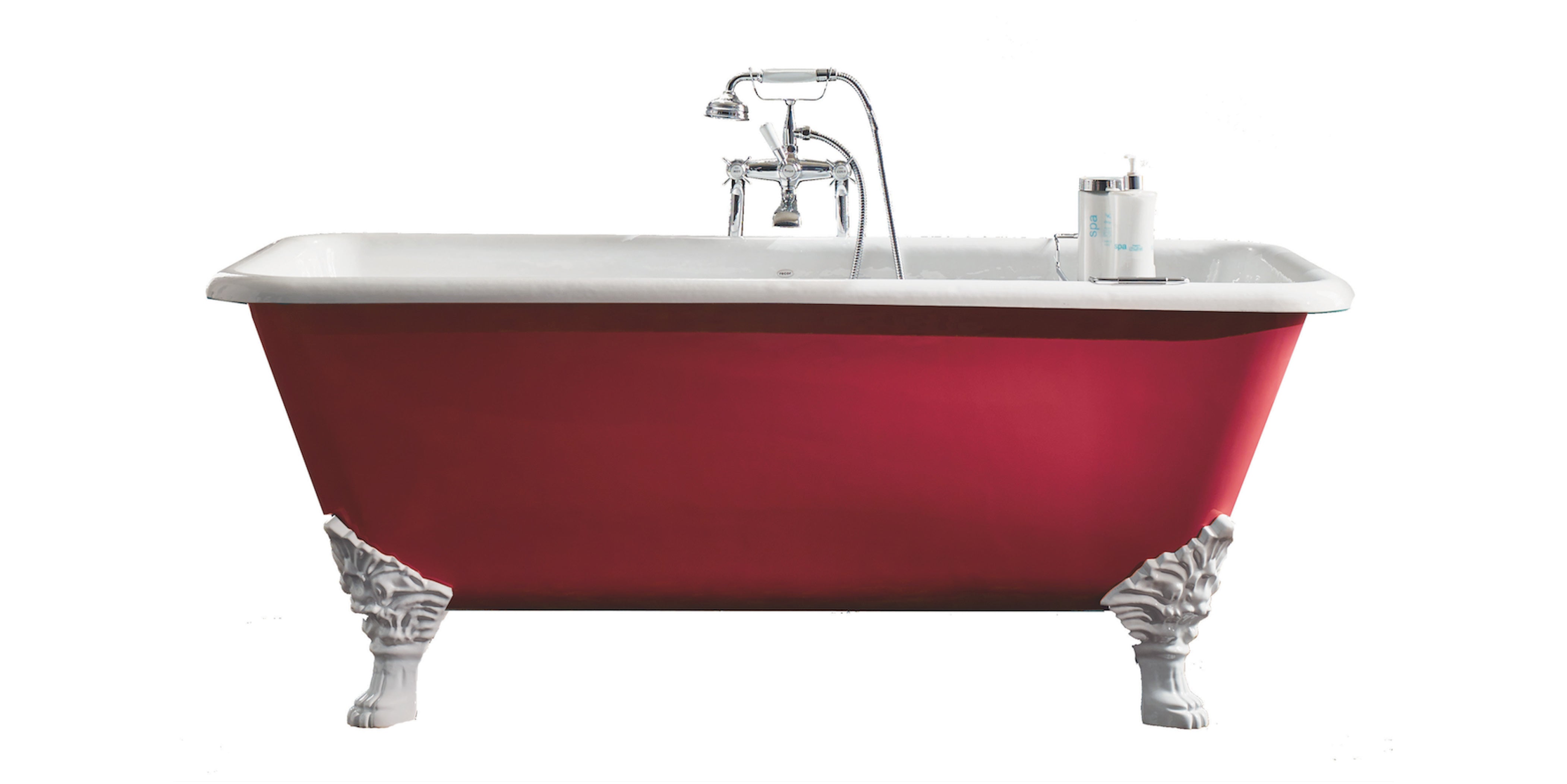 astonian hanover cast iron roll top bathtub with ornate claw feet from aston matthews
