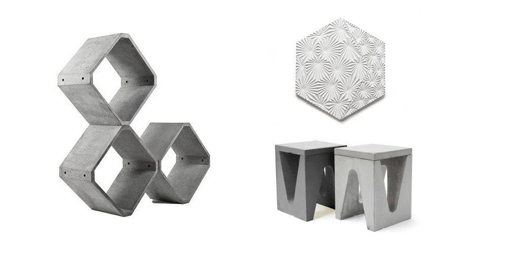 five of the best contemporary concrete designs and interior accessories
