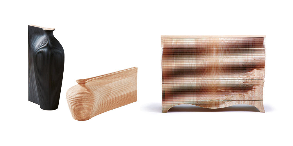 Digitally manufactured designs and accessories made from british hardwood by gareth neal