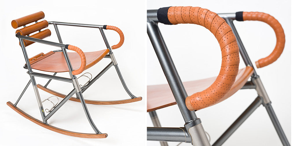 detail of the randonneur chair by two makers