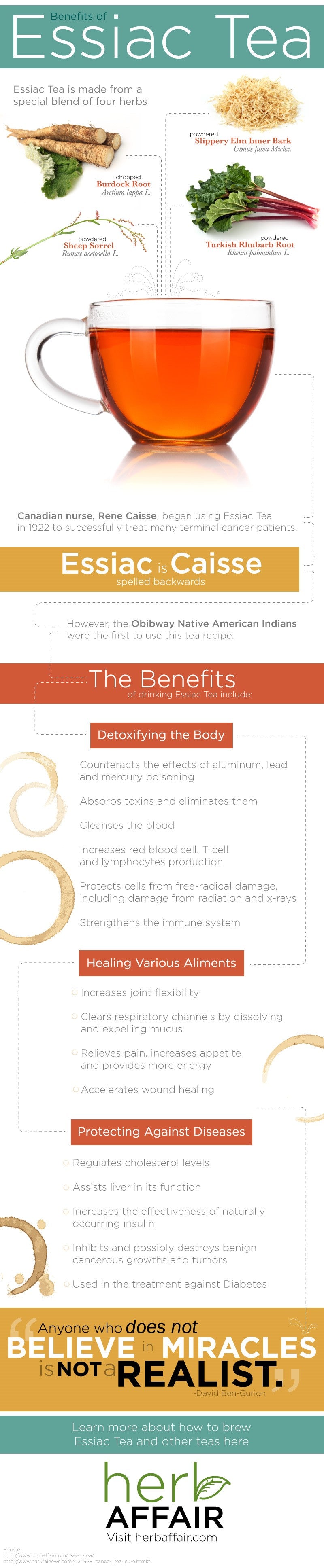 Essiac Tea Infographic