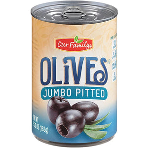 Our Family Jumbo Pitted Olives, 5.75oz - Campus&Co. Minneapolis