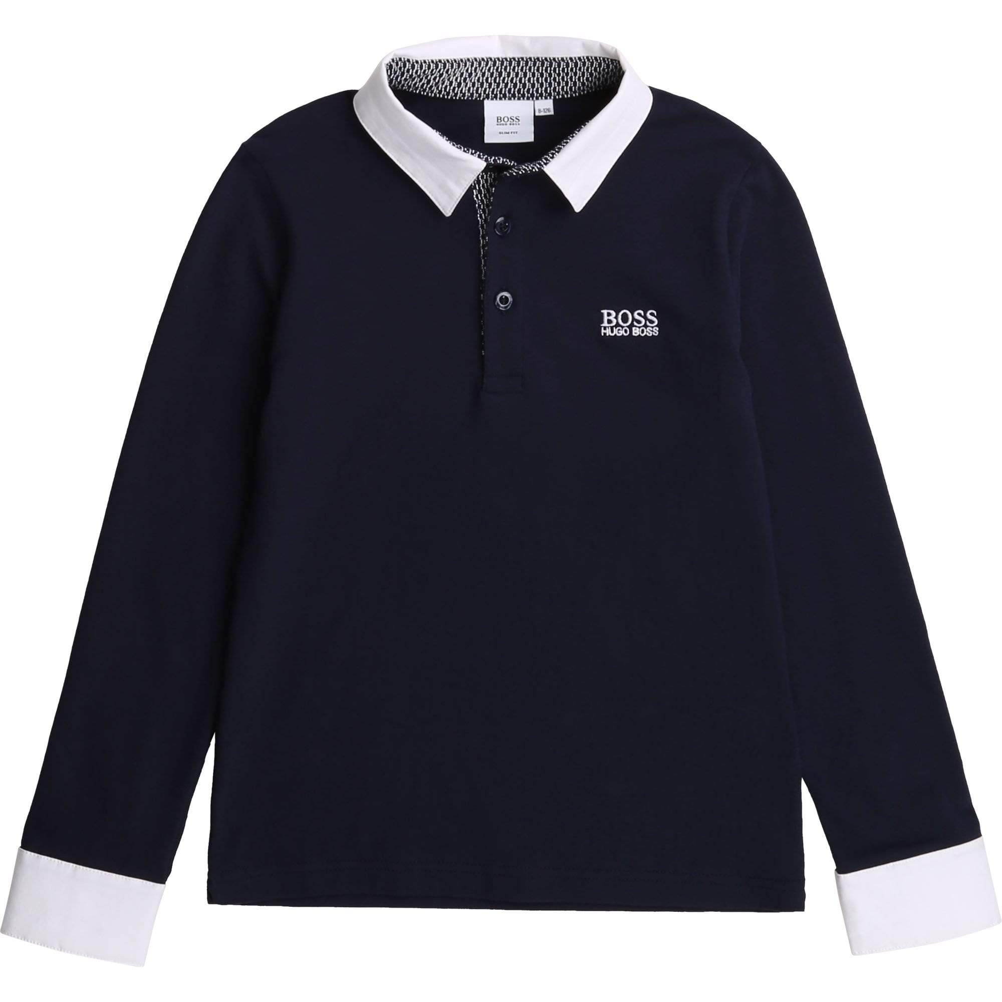 navy blue hugo boss polo