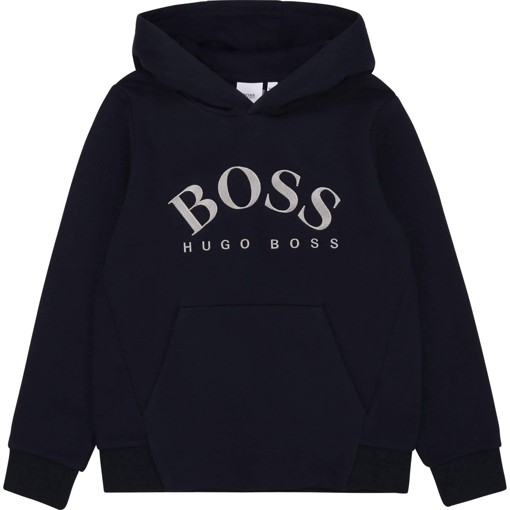 hugo boss sweatshirt navy blue