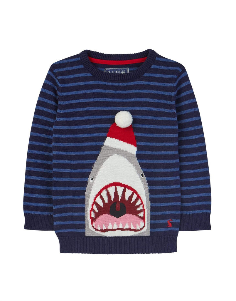 Joules Pulls Pull requin festif Festive shark sweater