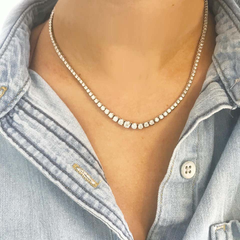 Diamond Riviera Necklace - Luxury Necklaces | Wixon Jewelers