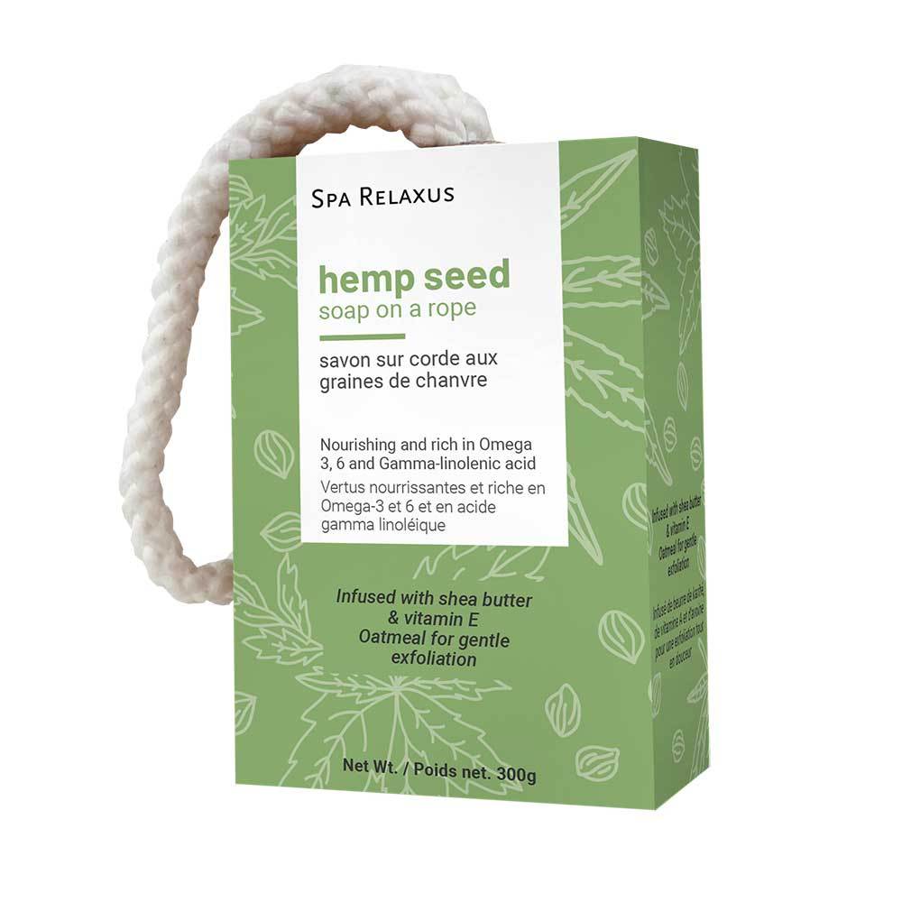 SPA RELAXUS HEMP SOAP ON A ROPE