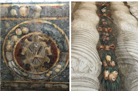 Close up of Details, Veronese Fresco