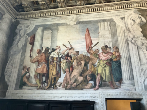 Restored Veronese Fresco in San Sebastiano
