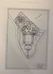 Hand Drawn Site Plan and Plan for the Entry Court