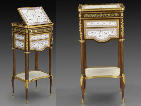 Mechanical Table from front and side, Frick Museum Website