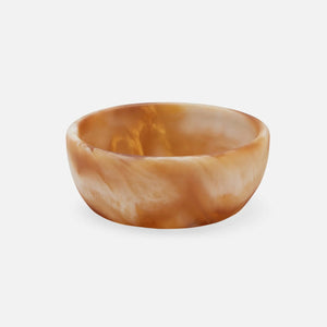 Blue Pheasant Hugo Swirled Extra Small Serving Bowl - Amber - Davis Designs