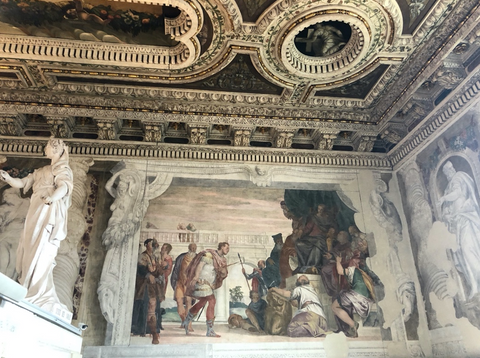 Veronese Frescoes, Restoration in Progress