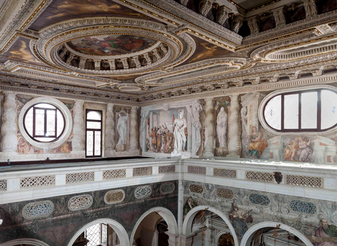 restored fresco cycle by Veronese, San Sebastiano, Venice, from Save Venice website