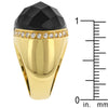 Black Beauty Faceted Onyx Ring