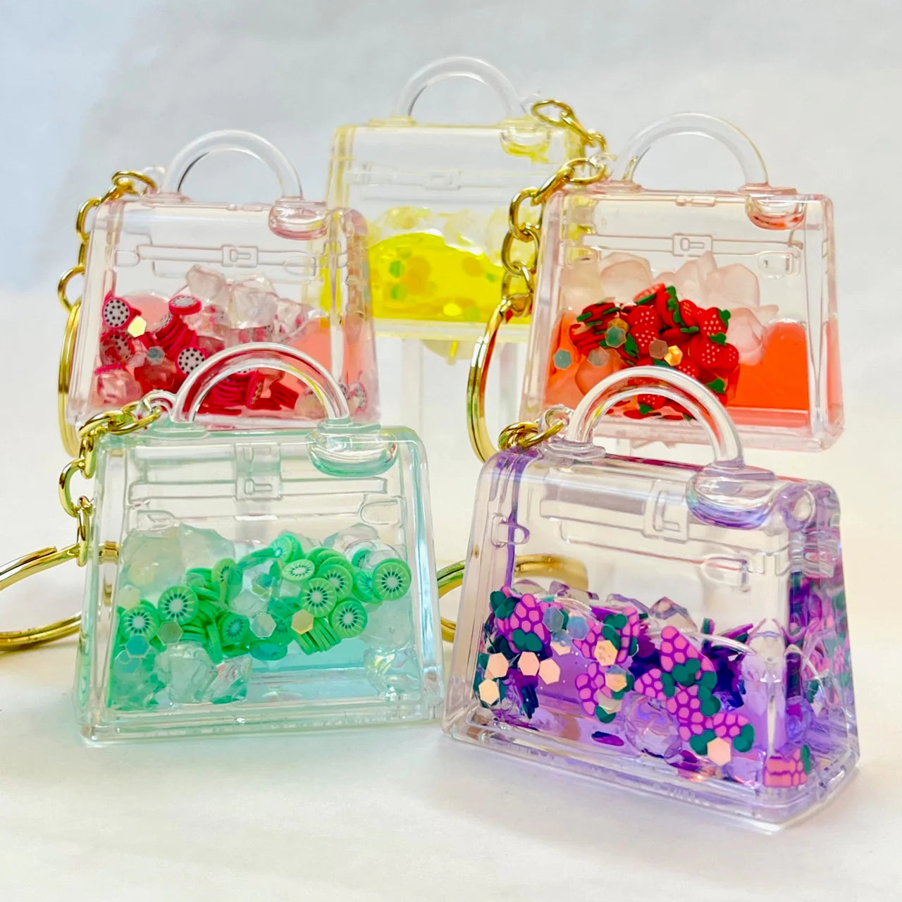 Purse Confetti 3D Key Charm
