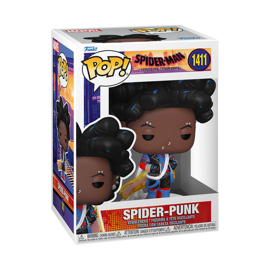 Funko POP! Marvel: Spider-Man Across the Spider-Verse - Spider-Punk Unmasked Vinyl Figure Image 1