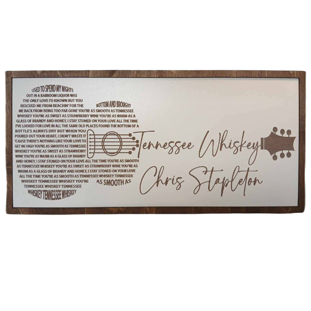 Chris Stapleton -Tennessee Whiskey 21x10 Wall Frame Art