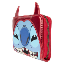 Loungefly Disney: Lilo & Stitch - Devil Cosplay Zip Around Wallet Nav Image 2