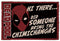 Marvel Deadpool - Doormat "Hi There, Did Someone Bring The Chimichangas?"