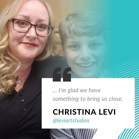 Christina Levi | Artist-mom in the MEYSPRING Community