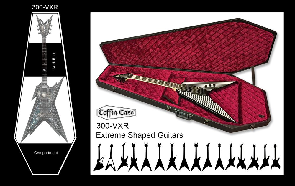 coffin shaped guitar case