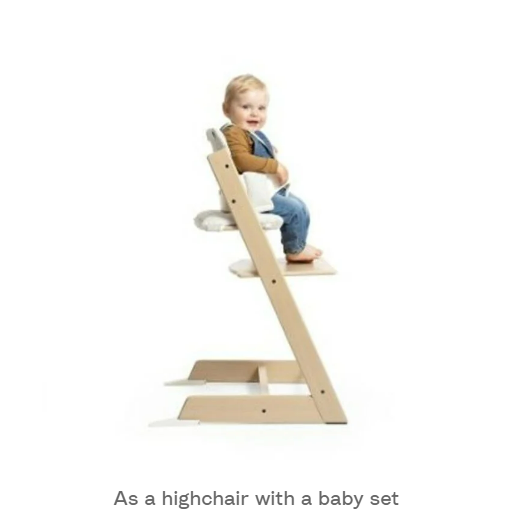 Stokke Tripp Trapp® High Chair and Cushion with Tray