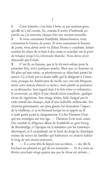 Ethan Frome / Sous la neige (Paperback Edition) – Odéon Livre